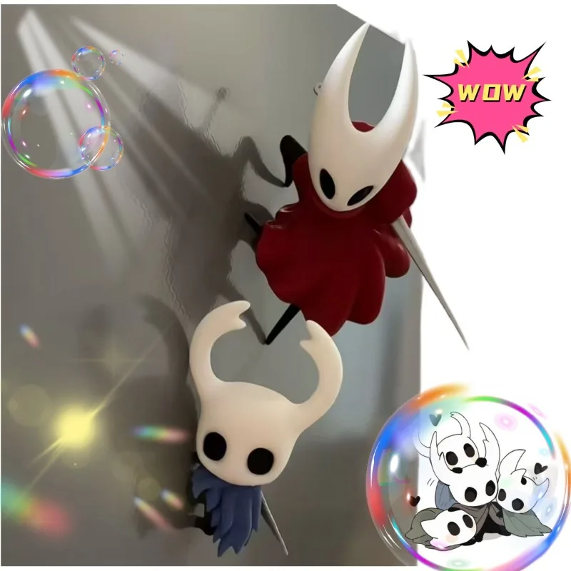 

2026 New Hollow Knight Hornet Fridge Magnet Cool Game Peripheral 3D Magnetic Sticker Desktop Ornament Gift ﻿