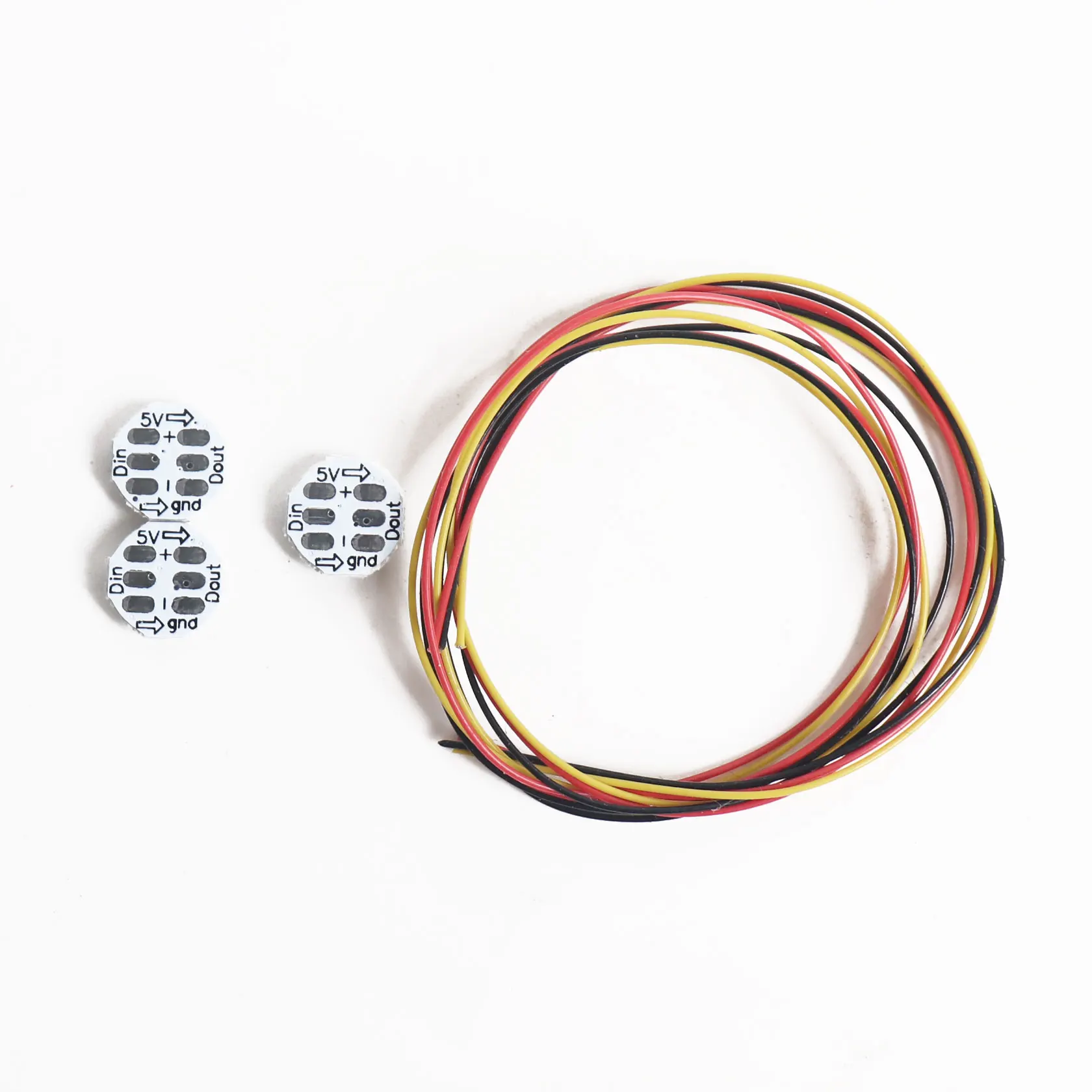 NeoPixel RGBW Mini Button PCB LED Light 30AWG PTFE Cables SLA Resin Printed Voron 2.4 Trident SB StealthBurner Extruder