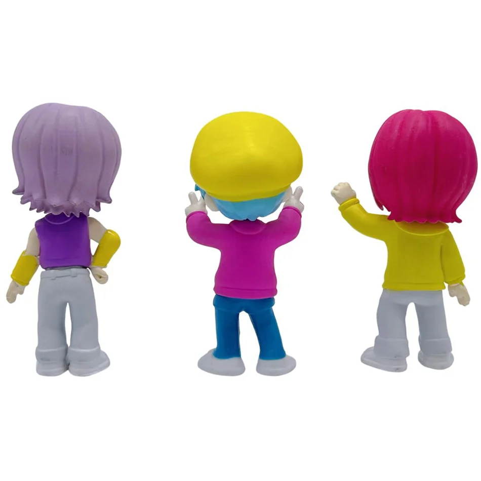 6pcs Kpop Demon Hunters blind box Figure Toy Derpys Tiger Rumi Mira Zoey Sussy Figurine Doll For Fans Christmas birthday Gift