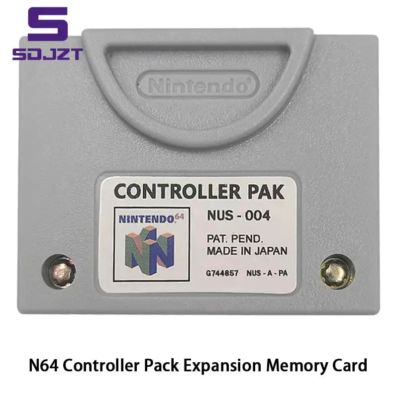 Pacote Expansão Cartucho De Cartão De Memória para Controlador N64 Pak (NUS-004) Substituição Salve Seu Progresso Do Jogo N64