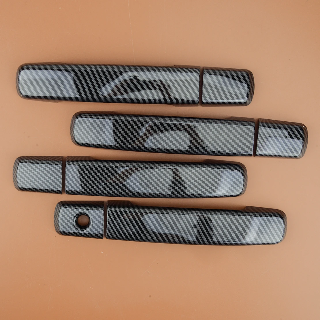 

Набор накладок на внешнюю дверную ручку автомобиля, стиль из углеродного волокна, ABS, подходит для Nissan Frontier 2005-2016 2017 2018 2019, новинка