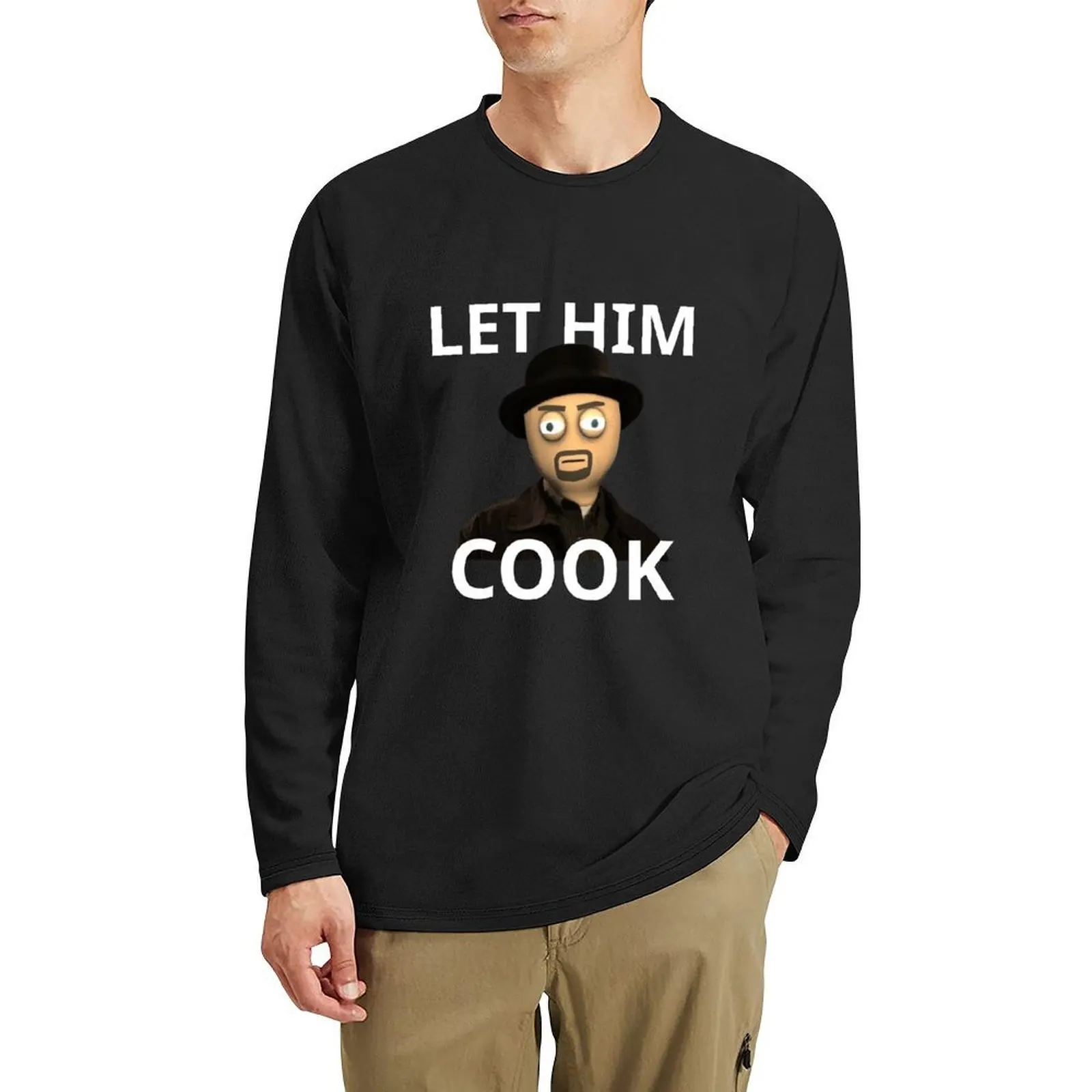 الجدول الزمني 1 - Let Him Cook تي شيرت طويل مقاس كبير تي شيرت للأولاد تي شيرت أبيض تي شيرت عادي ملابس جمالية تي شيرت أسود للرجال