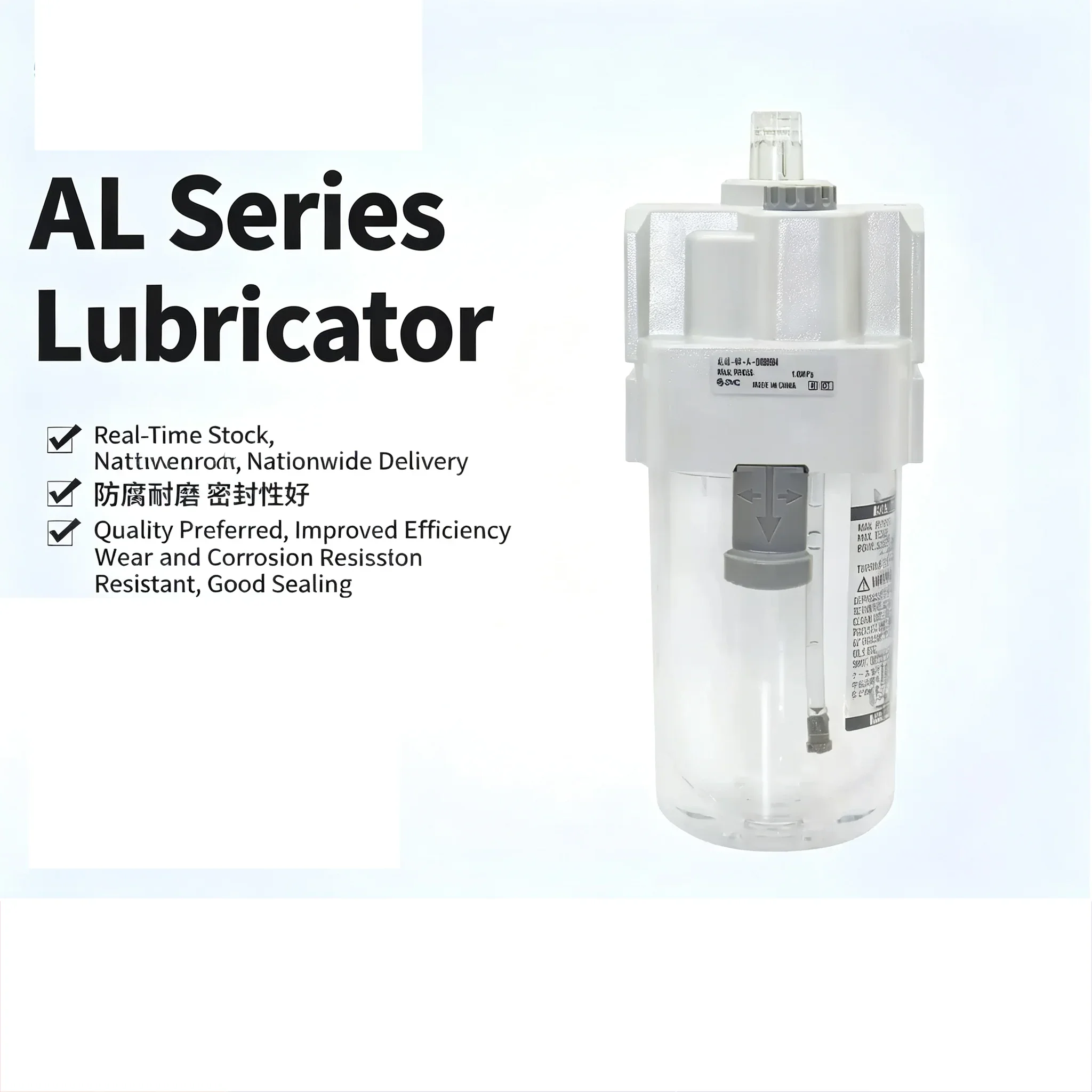 Lubricator AL20‑02‑A AL30‑03/02‑A AL40‑03/04/06‑A AL50‑06/10‑A