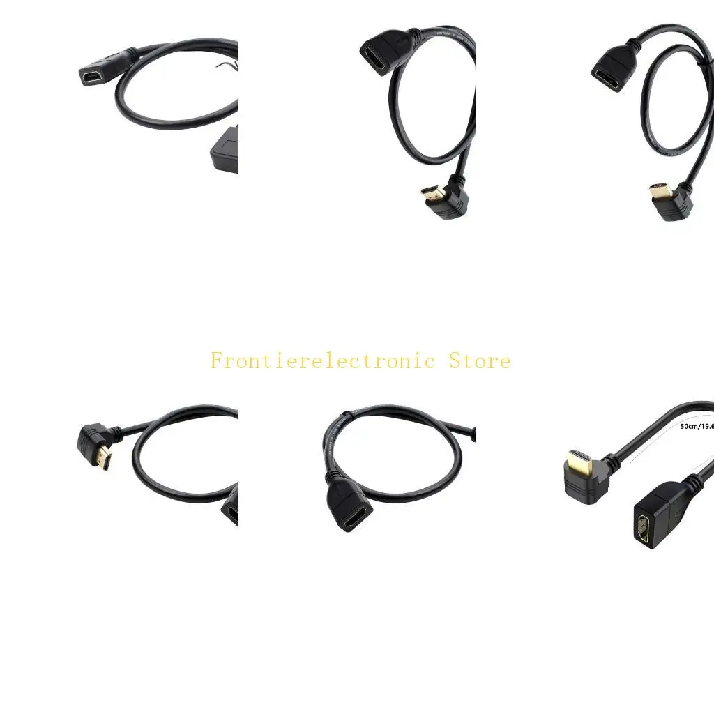 

G8DB Компактный удлинительный кабель HDTV с L-образным изгибом на 90 градусов для экономии места и простоты подключения в