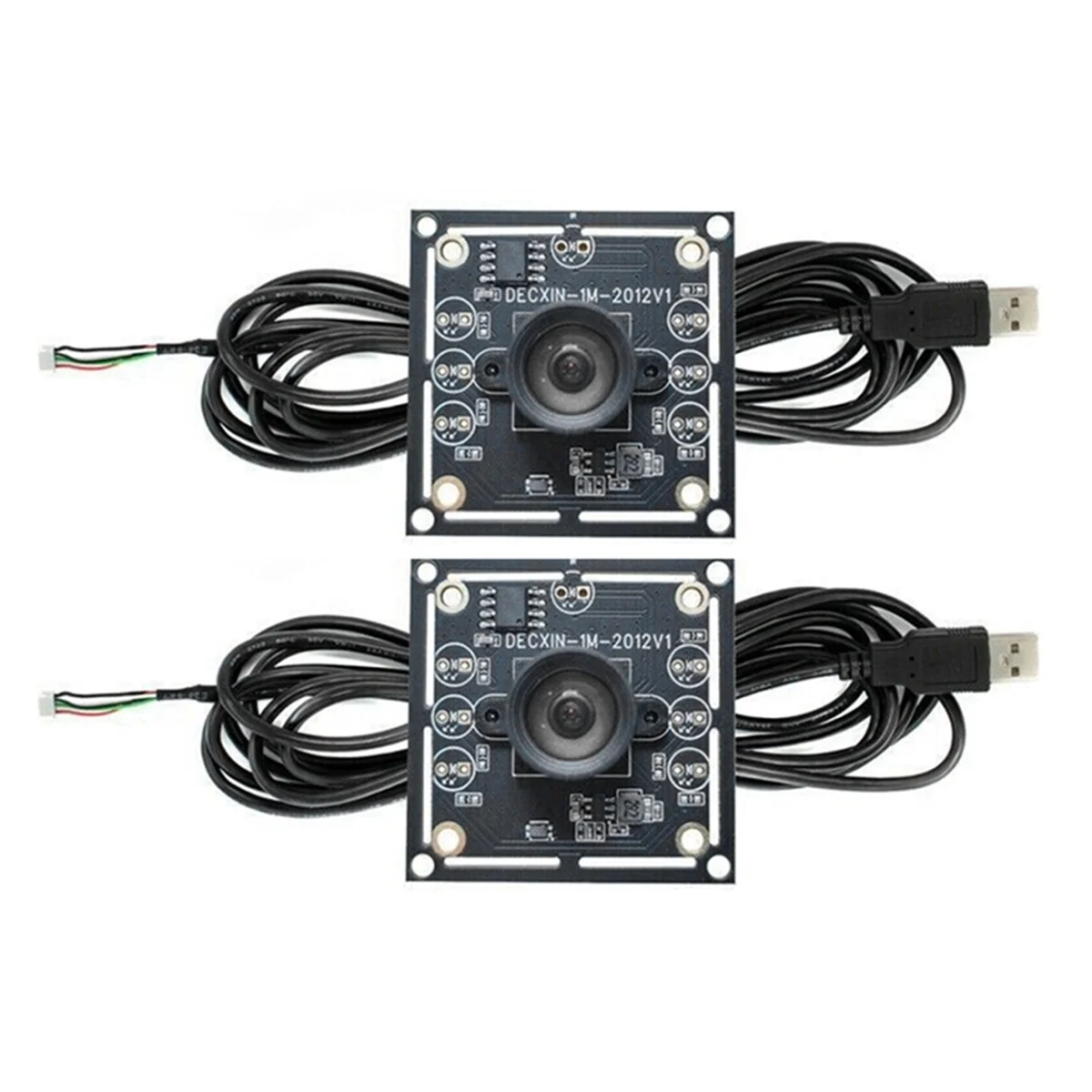 2PCS 100 Degree Camera Module 1MP OV9732 1280X720 USB Free Driver Manual Focus, with 2 Meter Cable for Winxp/7/8/10