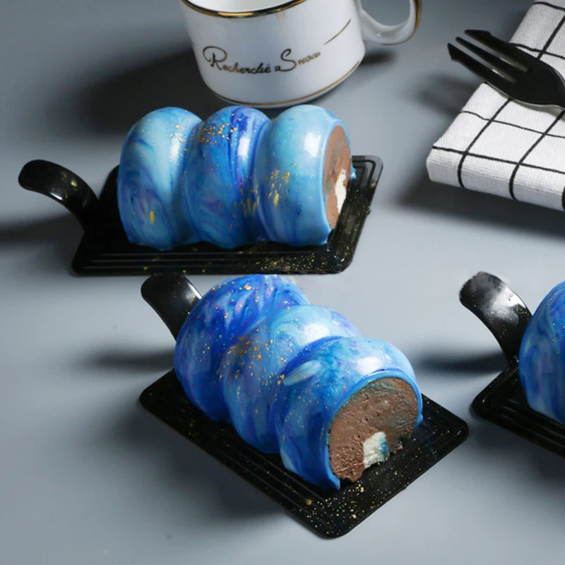 Meibum Kitchen Supplies Multi-cavity Long Strip Mousse Moulds Dessert Baking Tools Silicone Cake Molds Party Pastry Bakeware