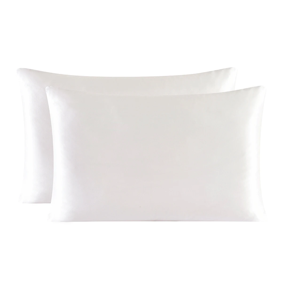 1pair Zipper Pillowcase Both Sides 100% Mulberry Nature Silk Pillow Case For Healthy Single Pillow Cover