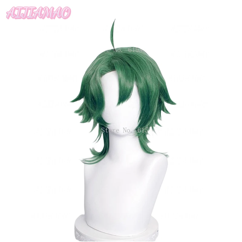 Anime SK8 the Infinity Joe Cosplay Wig SK Green Short Wig Heat Resistant Synthetic Hair Wigs + Wig Cap