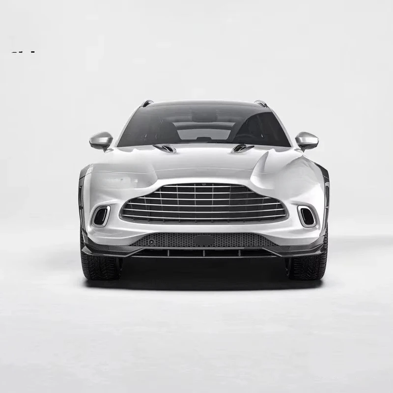 High Quality Carbon Fiber Body Kit for Aston Martin DBX, Including Front Lip, Diffuser, Wheel Arch and Side Skirt