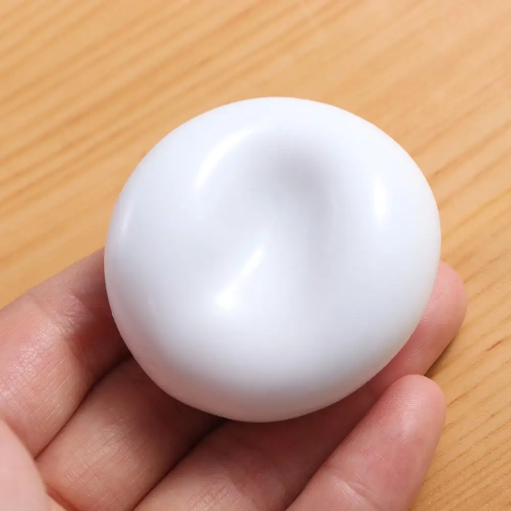 Simulación de bola de arroz glutinoso, juguete para apretar, pelota creativa súper suave hecha a mano, juguete elástico colorido de rebote lento