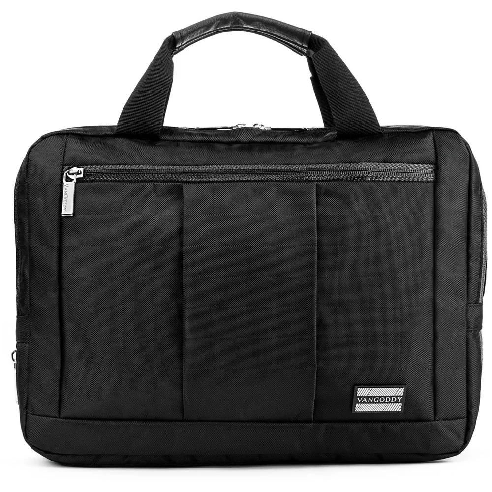3 in 1 Hybrid Backpack Briefcase Messenger Bag 11.6 12 13 13.3 inch Laptops Waterproof Padded Interior Accessory Pockets