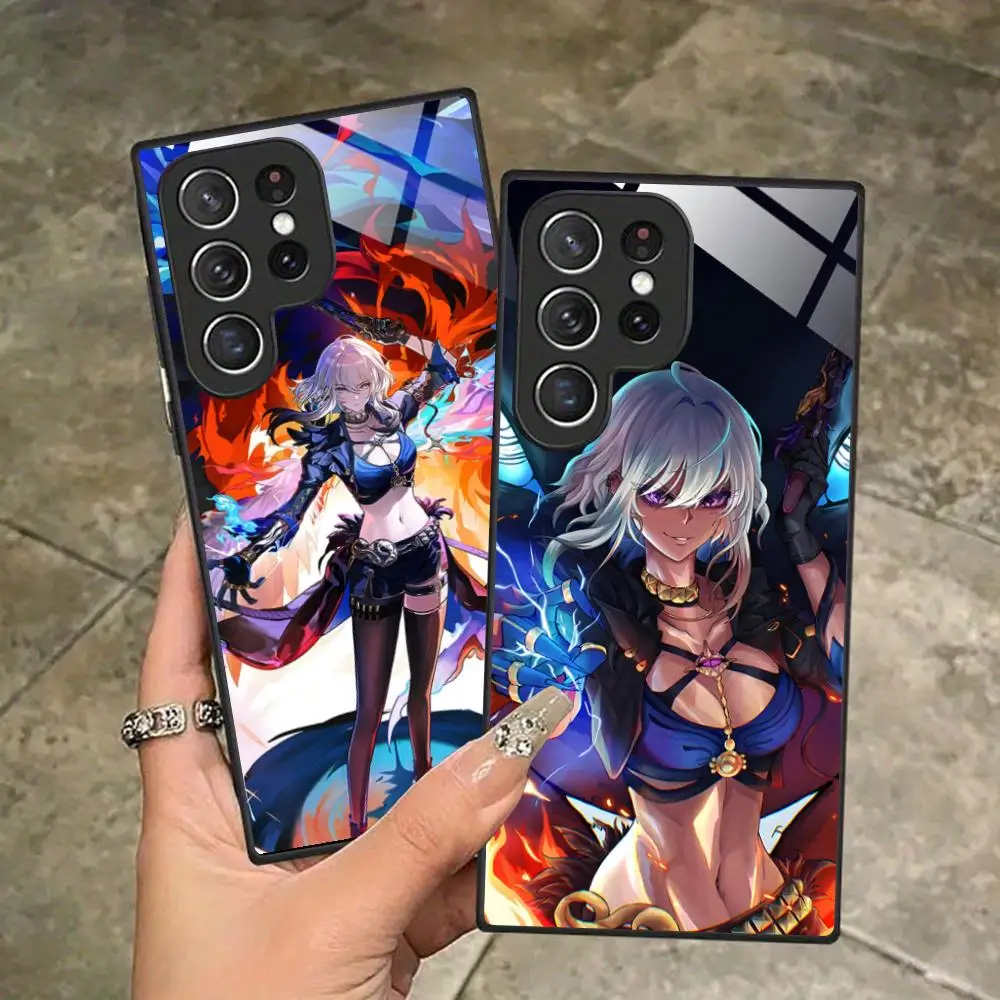 Wuthering Waves Galbrena Phone Case for Samsung Galaxy A56 55 54 53 52 51 36 35 34 23 16 15 5G Glass Protective Cover