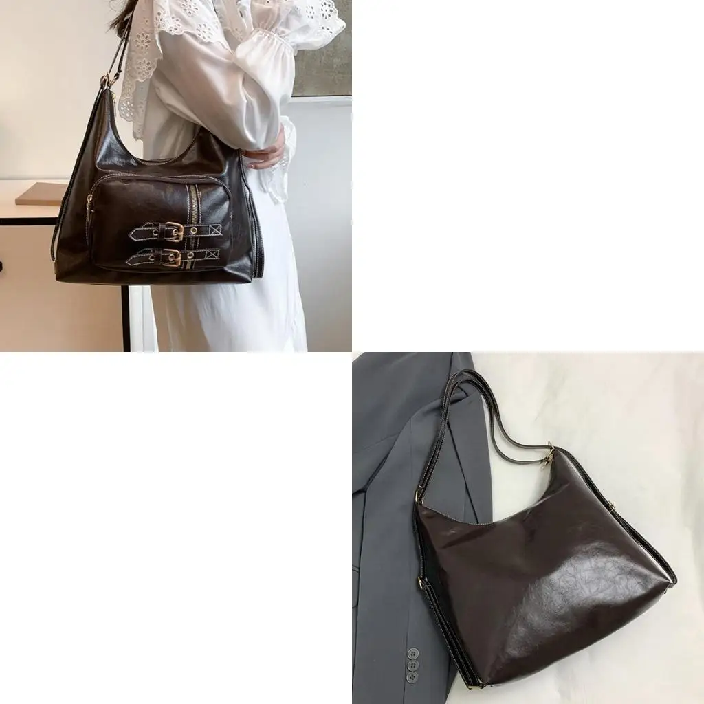 

D46D Fashion PU Leather Shoulder Bag for Women Casual Backpack Crossbody Purse