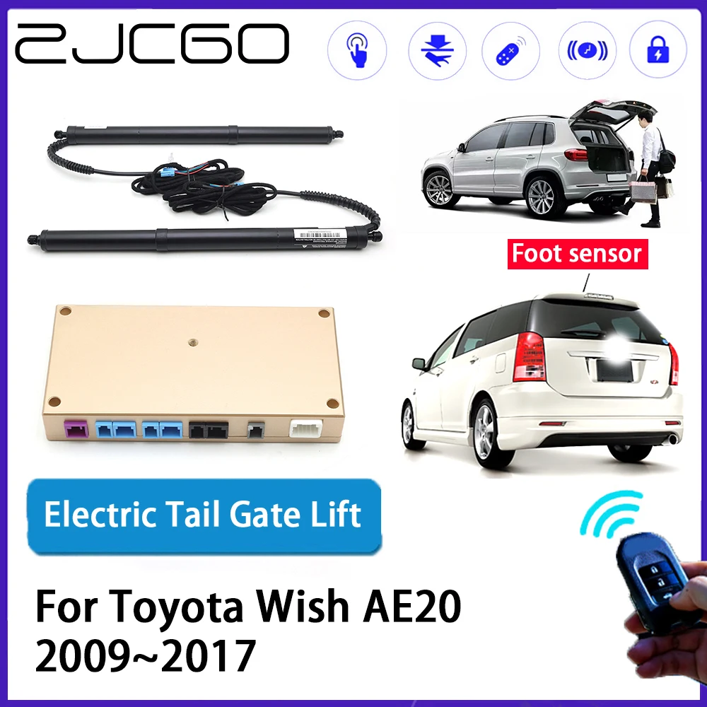 

ZJCGO Car Auto Trunk intelligent Electric Tail Gate Lift Automatic Tailgate Opener for Toyota Wish AE20 2009~2017