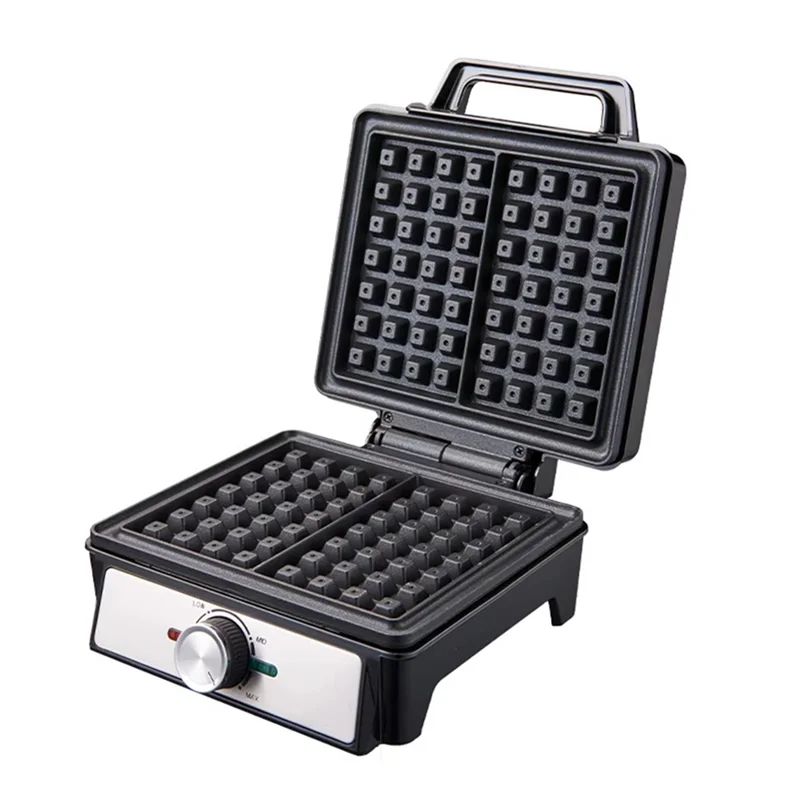 A86I-Wafflemaker Single Plate Two-Slice Bread Maker,Double-Sided Heating,Non-Stick Design,Suitable For Family Restaurant