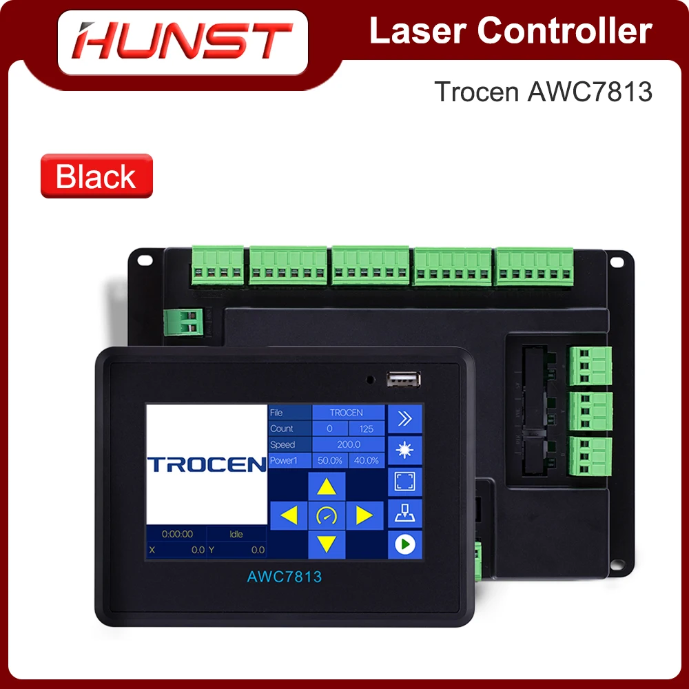 

HUNST Trocen AWC7813 Co2 Laser Controller DSP Control System DIY Laser Control Replace AWC608 AWC708 6442G 6445G