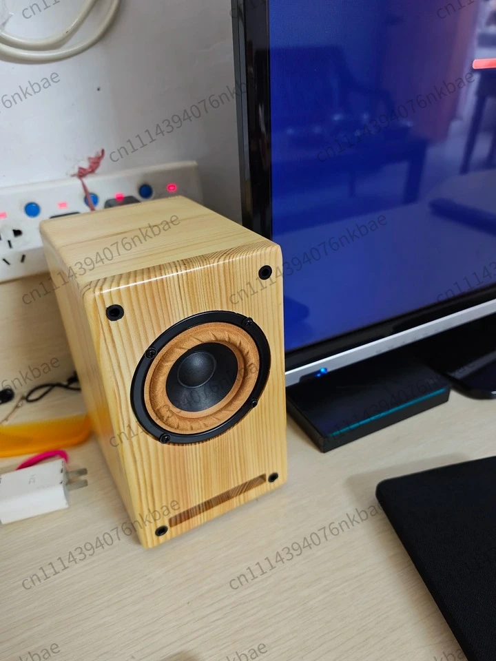 Solid Wood Passive Speaker Enclosure Hi-Fi Full-Range Speaker Cabinet Blank DIY Audio Shell