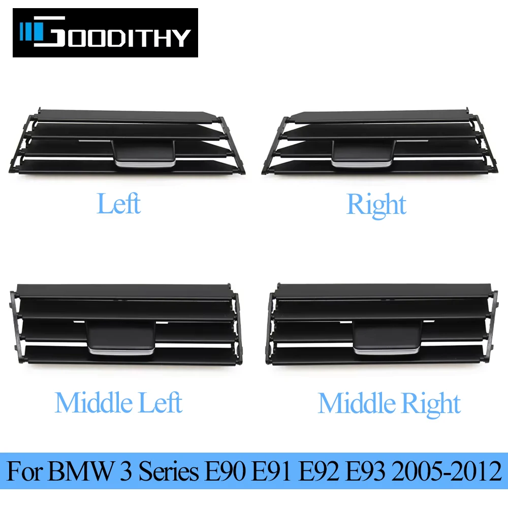Car Front Air Conditioning AC Vent Grille Repair Kit Replacement For BMW 3 Series E90 E91 E92 E93 318i 320i 325i 2005-2012