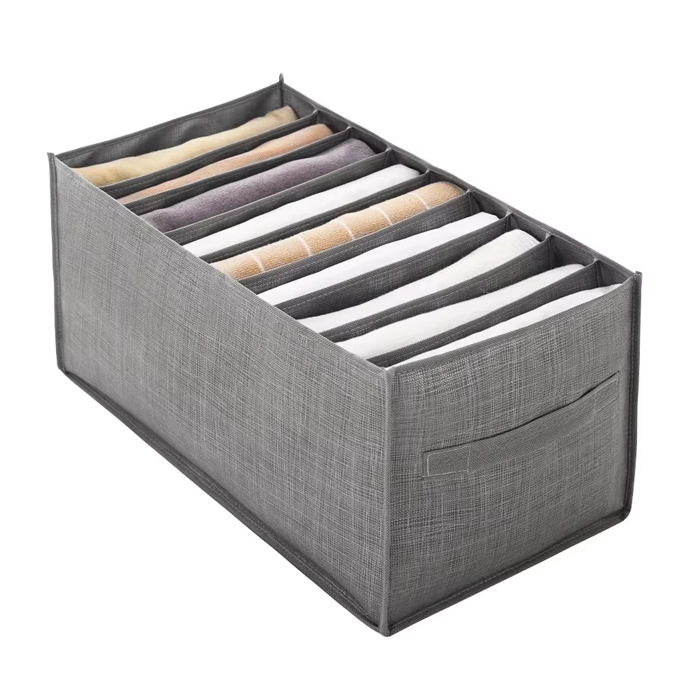 3PCS Pants Storage Artifact: Jeans Storage Box, Underwear Storage Box, Pants Rack, Divided Storage Box, Storage Box image 6