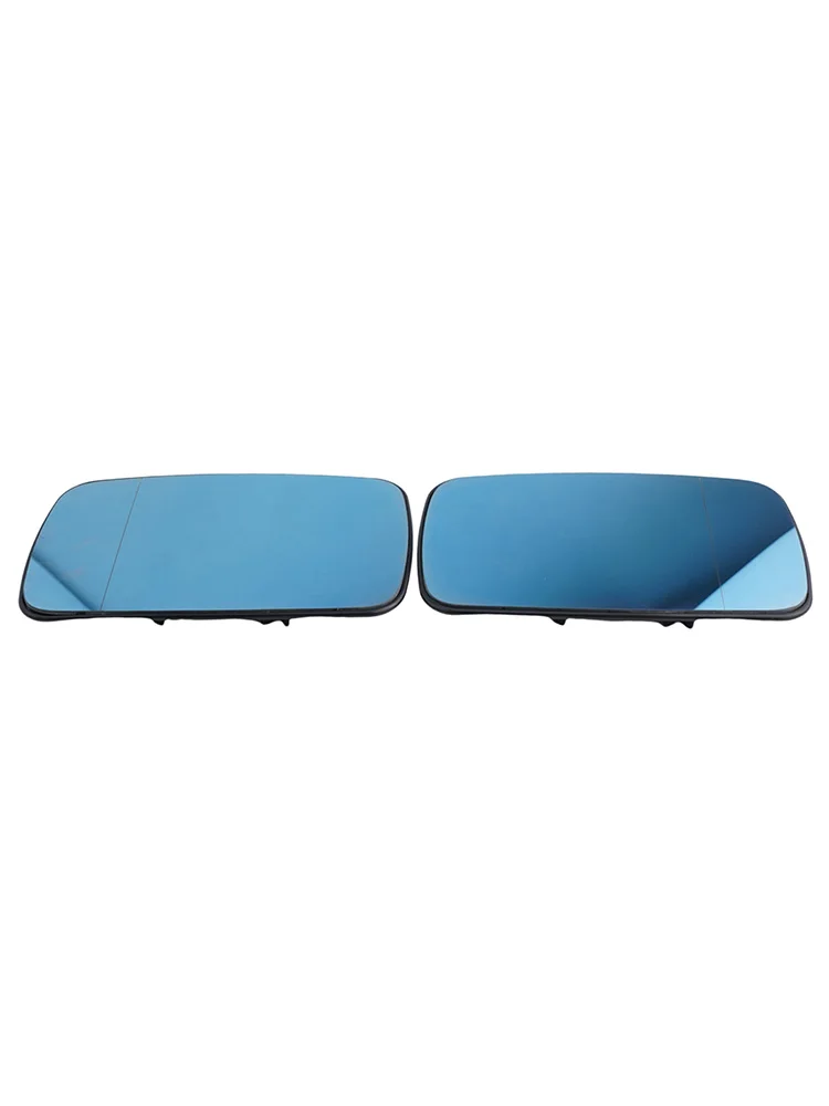 1 Pair Rearview Side Mirror Glass Blue Heating For BMW E39 E46 for 320i for 330i 325 Providing Better Visibility While