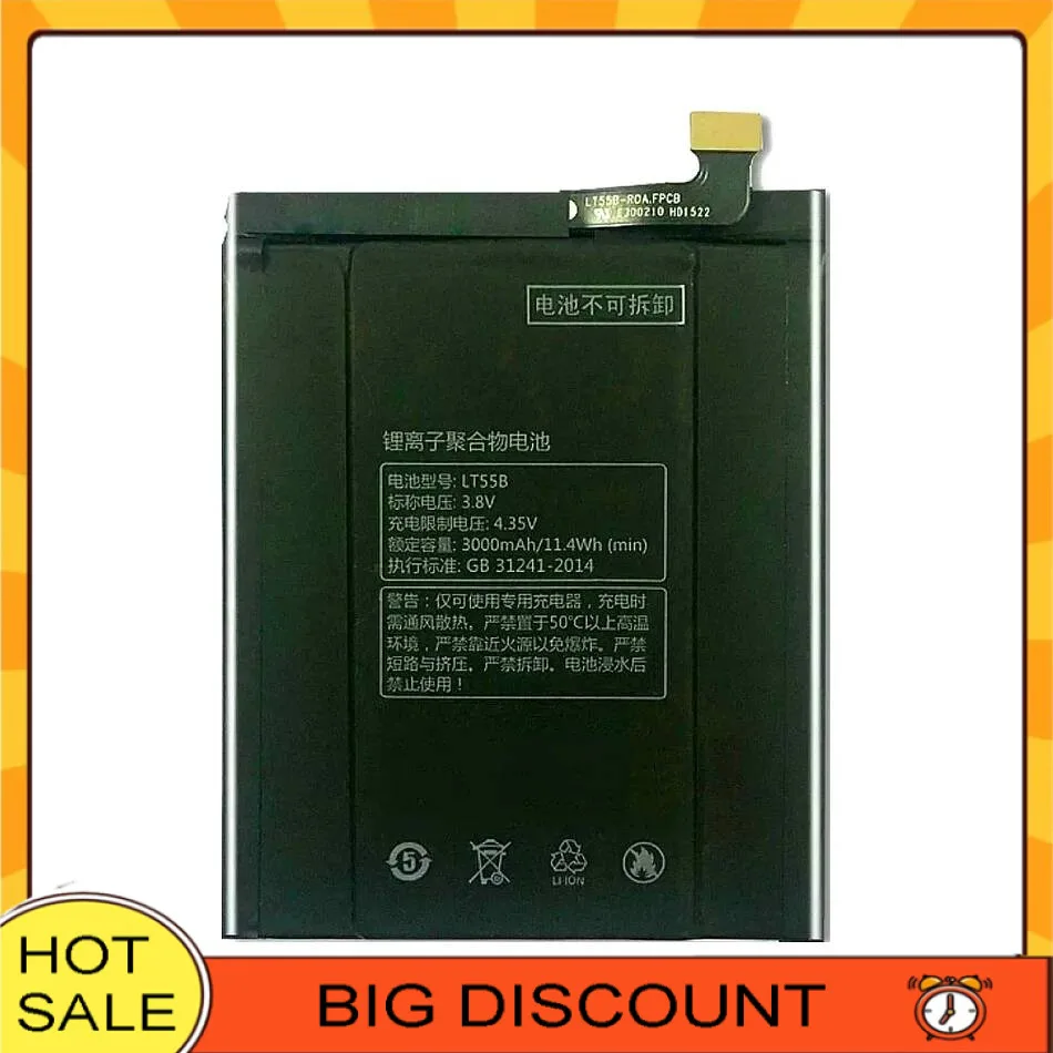 

For Leeco Letv LE Phone One X660 1 Reliable Power Supply Lightweight 3000Mah Mobile Battery LT55B