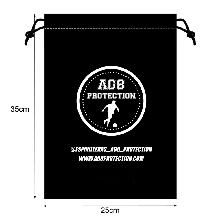 200 Units 17x23cm Black Velvet Bags + 100 Units 25x35cm Black Velvet Bags Screen Printed with White Logo Customised Logo