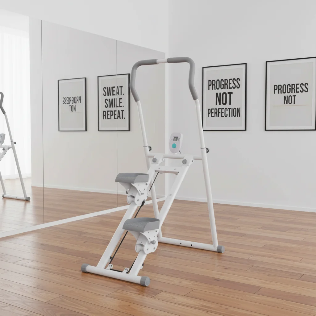 Convenient Home Use Indoor Foldable Steel Stepper Multifunctional Fitness Equipment Slope Climbing Machine Stair Climber Manual