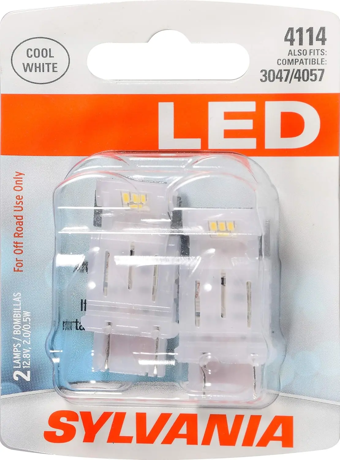 

4114 White LED Bulb, (Contains 2 Bulbs)
