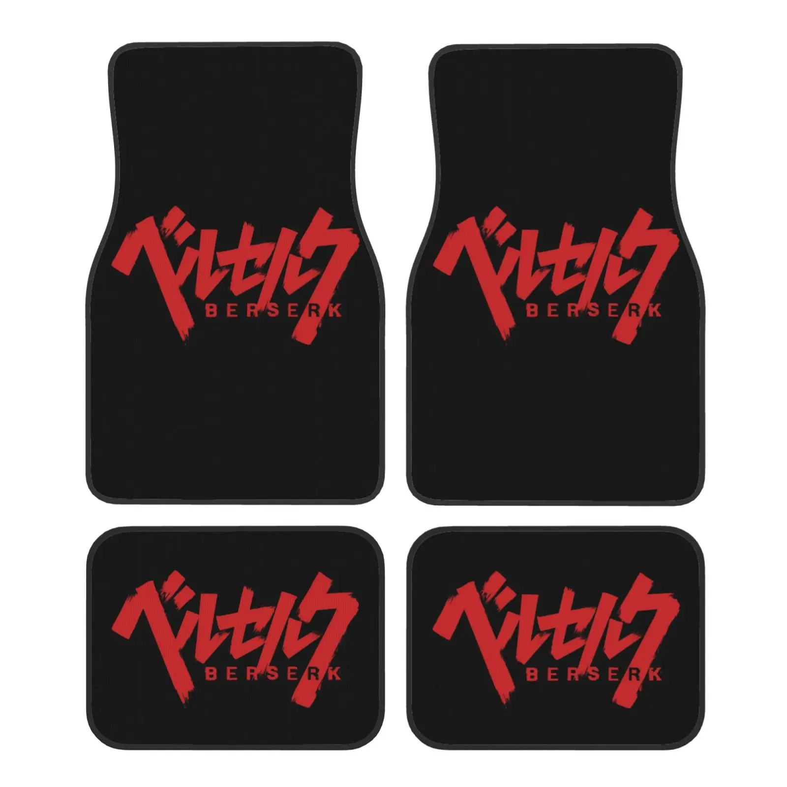 

Автомобильные коврики Anime Berserk, сверхпрочные, передние и задние, резиновые, для защиты пола, подходят для большинства автомобилей