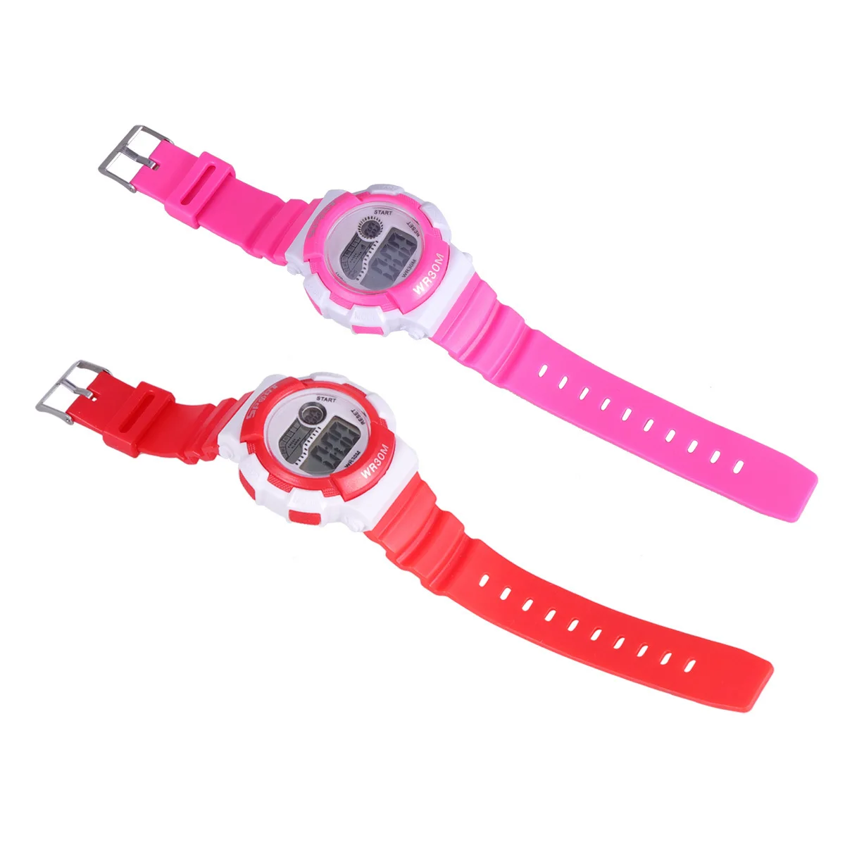 1Pcs Elektronische Uhr Nette Cartoon Design Wasserdicht Alarm Countdown-Timer Funktion Casual Armbanduhr