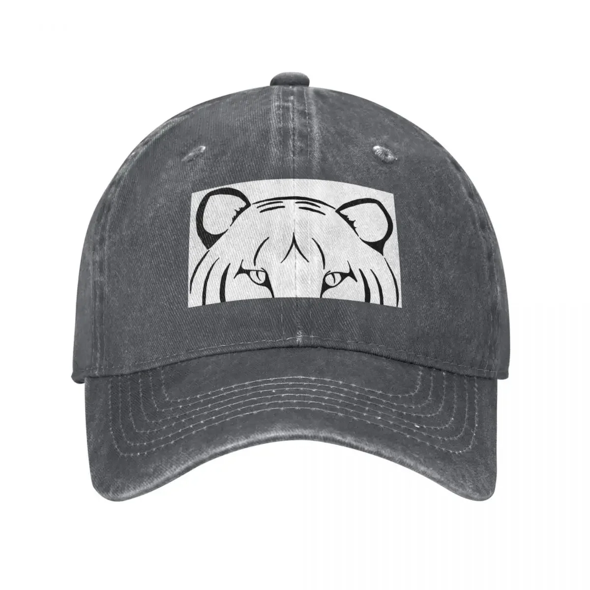 Endangered White Tiger Baseball Cap Fishing cap luxury woman cap Caps Male Women's