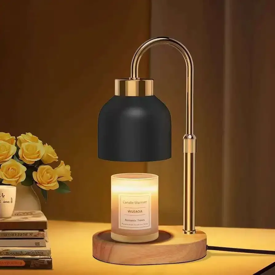 Simple Wax Melting Lamp Atmosphere Decora Desk Lamp Desktop Wax Fragrance Melt Warmer for Jar Candles Adjustable Height