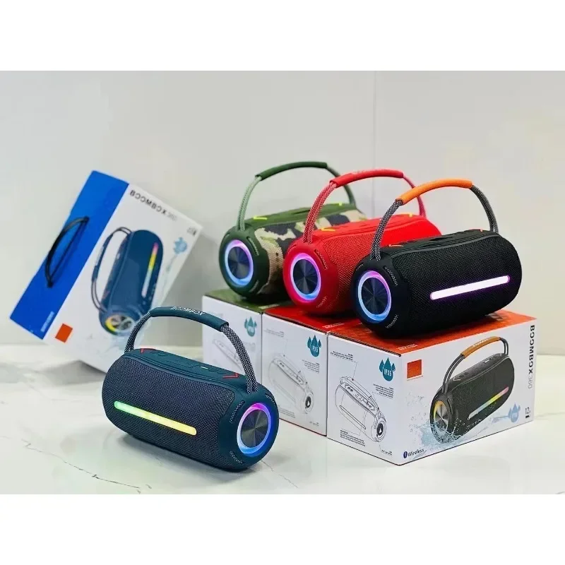 

Colorful Lamp Subwoofer Waterproof and Dustproof Bluetooth Speaker Outdoor Professional Mini Party Box Speakers