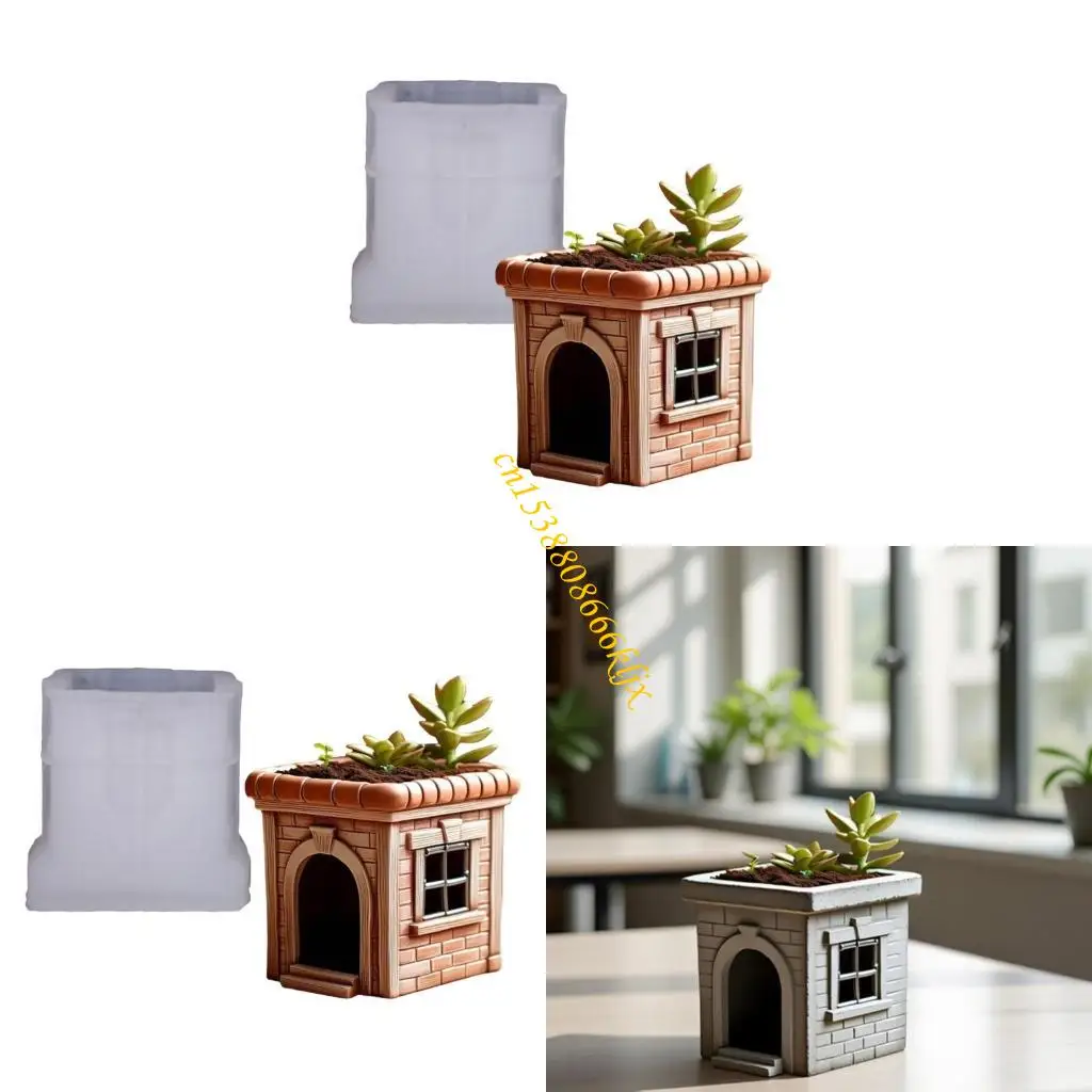 

Reusable Silicone Pen Holder Mold For Handmade Planter Pot And Craft Projects 066C