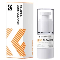 K & F Concept-limpiador de lentes de 15ml, líquido de limpieza, solución de limpieza profesional para lentes de cámara, portátil, teléfono móvil, pantalla de gafas