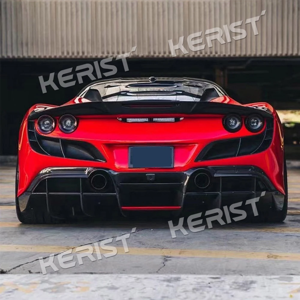 Spoiler Carbon Fiber Rear Trunk Wing Spoiler Lip For Ferrari F8 2019-2020