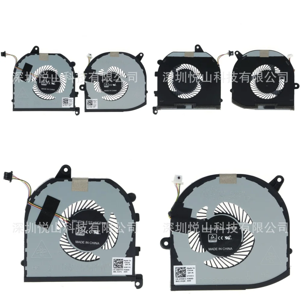 

High Performance Cooling Fan for Dell XPS 15 9570 7590 Precision 5530 P56F002 Laptop Replacement Part Compatible with Gaming