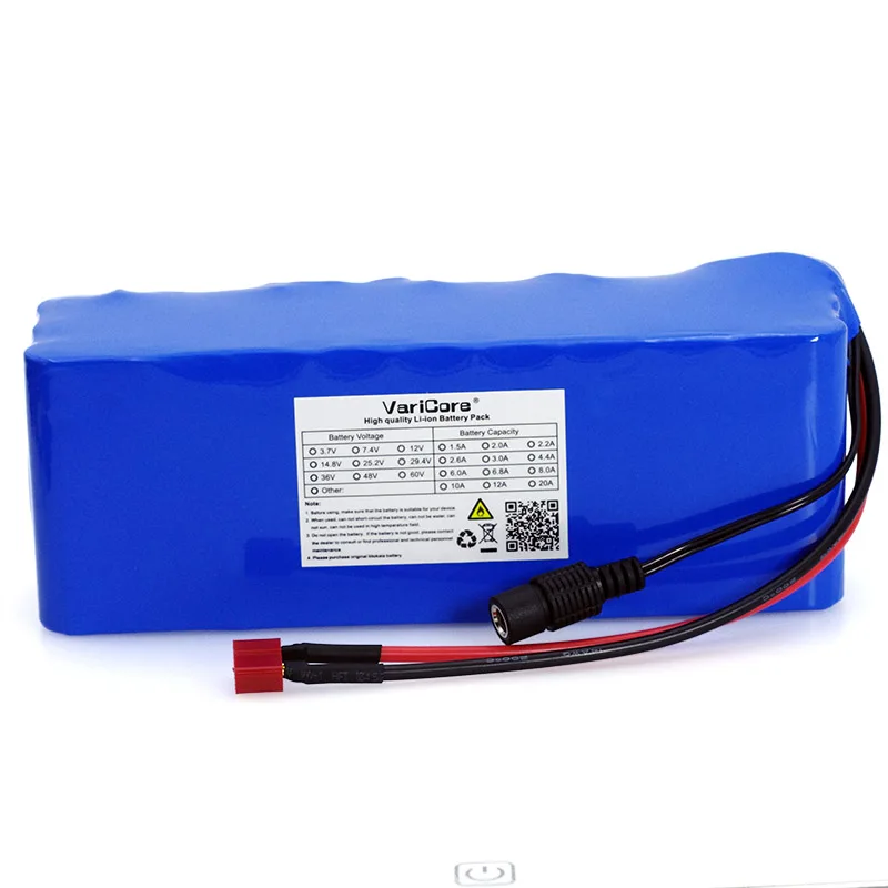 36V 10000mAh 18650 akumulator litowy 300W 500W 750W 20A BMS motocykl elektryczny samochód skuter rowerowy z 42V 2A ładowarka