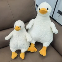 Hot 37/50/55/90/130CM Funny Goose Stuffed Soft Duck Plush Toy Sleeping Pillow Sofa Cushion Kids Girlfriend Birthday Gift 6