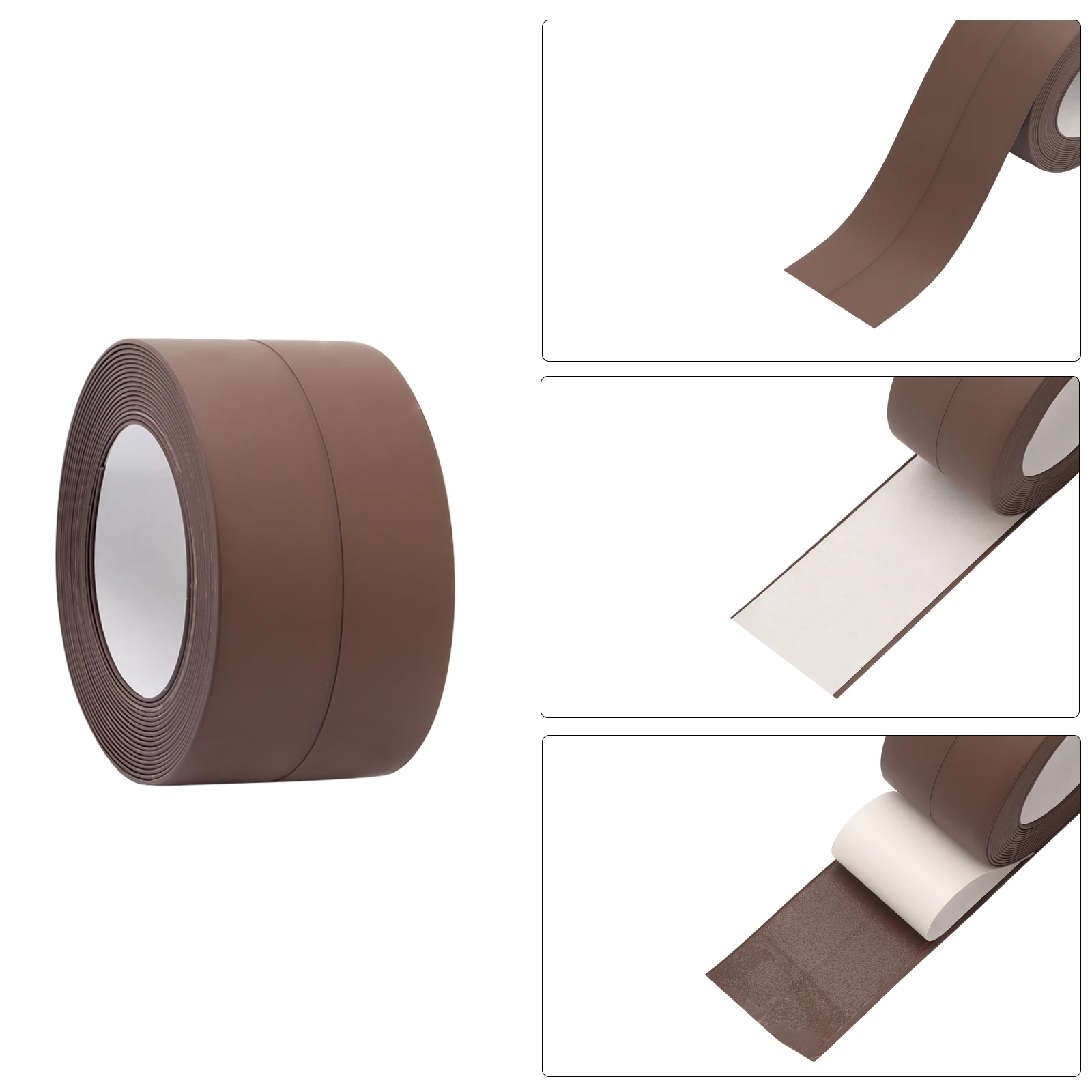 1 PC Caulk Tape PVC Anti Sticker Self Adhesive Sealant Strip