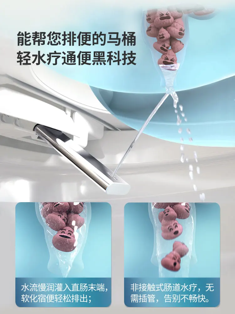 Full-automatic intelligent toilet with no water pressure limitation; integrated toilet with power failure, flushing