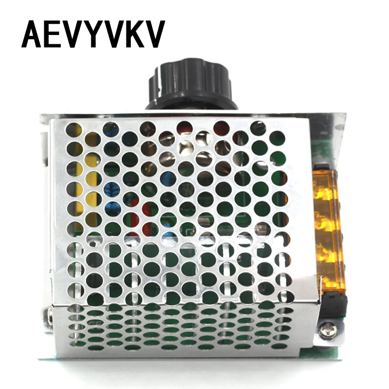 4000W 220V AC SCR Motor Speed Controller Module Voltage Regulator Temperature Dimmer for Electric Furnace Water Heater LED Light