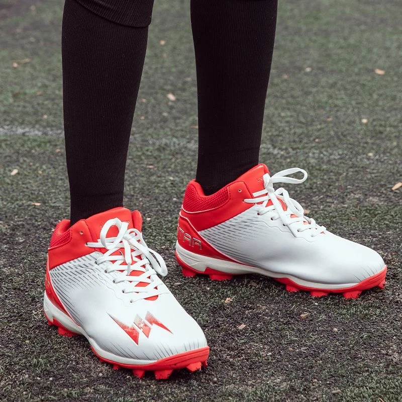 Professional Men Baseball Shoes Blue Red Court Shoes Mens Anti Slip Baseball Shoe Man Brand Designer Baseball Shoe