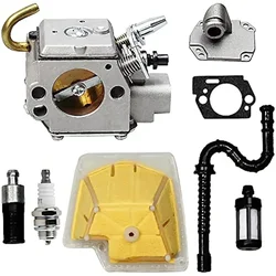 MS280 Chainsaw Carburetor for Stihl MS270 MS 270C 280C with Spark Plug Fuel Line Kit