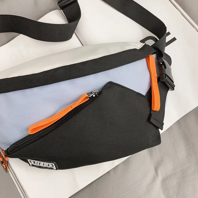 Brusttasche Damen Gürteltasche Streetwear Brusttaschen Multifunktionale Unisex Nylon Hip-Hop Hüfttasche Handytasche – Detail 5