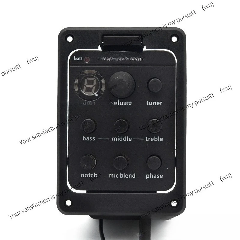 

Guitar Pickup EQ Electric Box EQ 301 Guitar Accessories Folk Pickup LCD Tuner