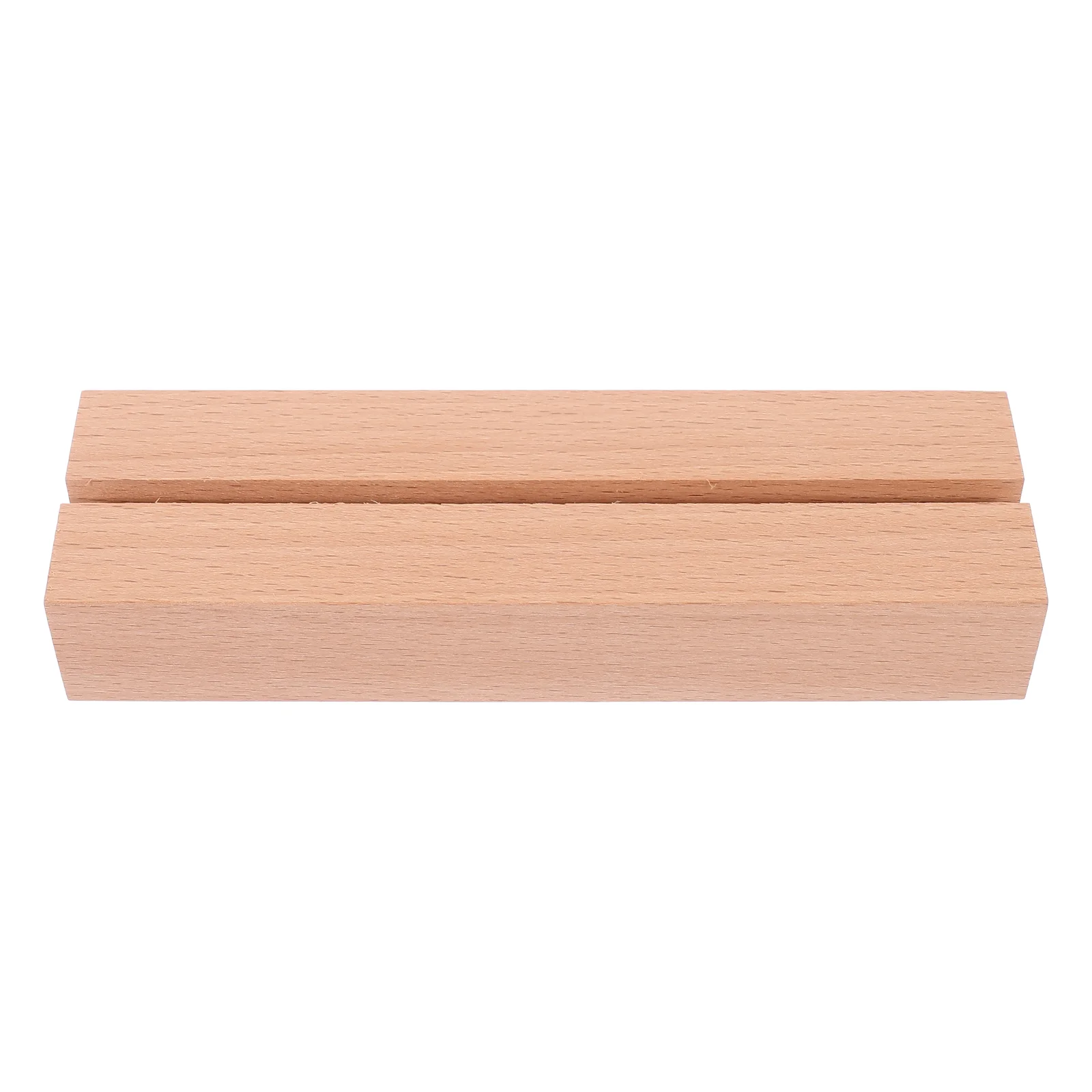 Desk Calendar Base Wood Stands Wooden Place Card Holders for Display Business Sign