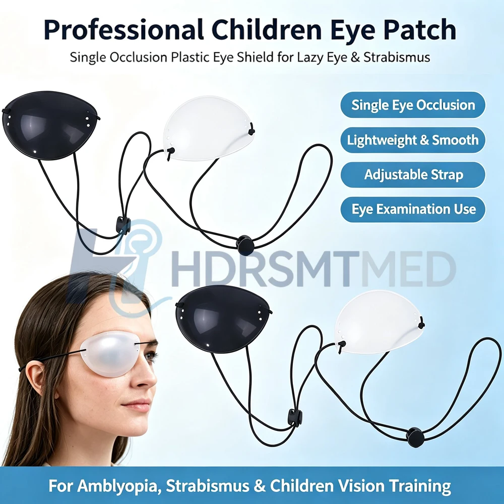 10Pcs Kids Eye Correction Goggles Monocular Amblyopia Patch Blindfold for Children One Eye Strabismus Therapy