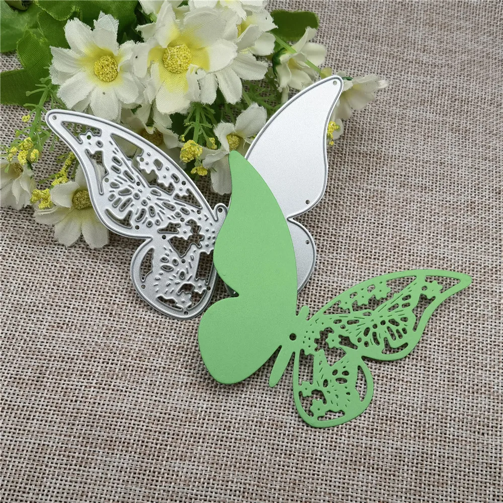 Asymmetric Butterfly Metal Cutting Dies for Scrapbooking DIY Album Paper Cards Decorative Crafts Embossing Die Cuts