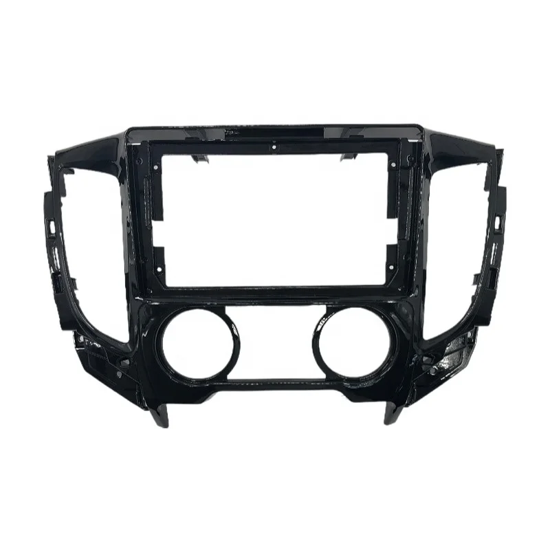 9 inch Car DVD Frame Audio Dash Trim Kits Facia Panel Radio Player screen 2 Din For Mitsubishi Triton L200 5 2015-2018 Stereo